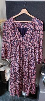 Lola&Liza viscose jurk. Maat 40. Blauw/roze., Maat 38/40 (M), Ophalen of Verzenden, Zo goed als nieuw, Lola Liza