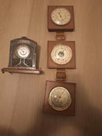 Antieke Tafelklok & Barometer Set, Antiek en Kunst, Antiek | Klokken, Ophalen of Verzenden