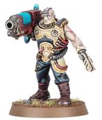 Gun servitor on sprue 40k, Hobby en Vrije tijd, Wargaming, Ophalen of Verzenden, Zo goed als nieuw, Warhammer 40000, Figuurtje(s)