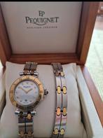 Zwitsers horloge en armband ep pequignet, 18k goud, Overige merken, Goud, Ophalen of Verzenden, Zo goed als nieuw