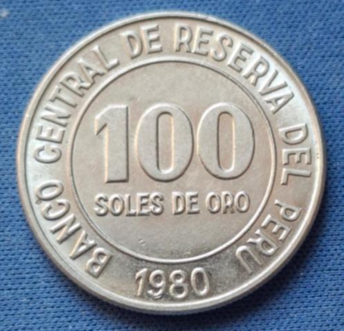 Peru 100 sols 1980 Km 283, Postzegels en Munten, Munten | Amerika, Losse munt, Zuid-Amerika, Verzenden