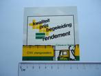sticker oud CEHAVE NV Veghel mengvoeders boer vee retro agri, Verzamelen, Verzenden, Zo goed als nieuw, Bedrijf of Vereniging
