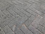 Klinker SBV12, Beton, Langformaat, 10x10x30, kleurecht grijs, Gebruikt, Klinkers, Ophalen of Verzenden, 10 m² of meer