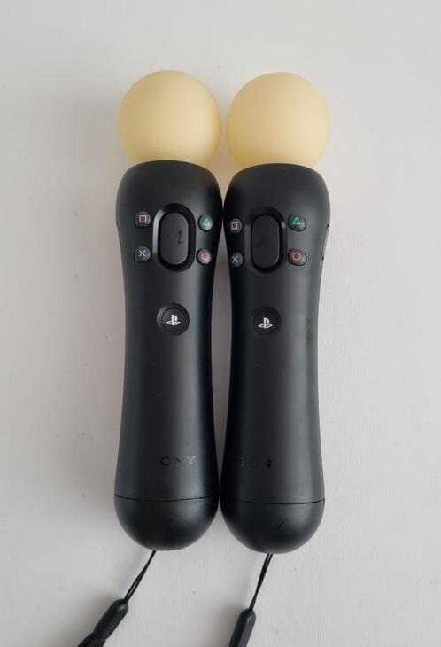 2 Playstation 3 4 5 Move Motion Controllers, Spelcomputers en Games, Spelcomputers | Sony PlayStation Consoles | Accessoires, Gebruikt