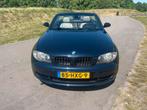 BMW 1-Serie 2.0 118I Cabrio 2009 Blauw, Auto's, 1-Serie, Achterwielaandrijving, Beige, Cabriolet