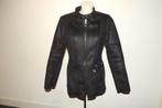 Marccain prachtige lammy look jas zwart stoere uitstraling N, Verzenden, Zwart, Zo goed als nieuw, Maat 36 (S)