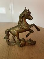 Antiek messing paardornament voor Duitse slingerklok, Antiek en Kunst, Ophalen of Verzenden