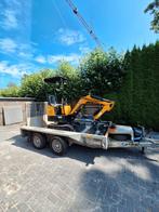 Ifor Williams trailer, aanhanger, oplegger, transporter, Zakelijke goederen, Machines en Bouw | Kranen en Graafmachines, Ophalen of Verzenden