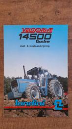 Folder Landini 14500 turbo tractor, trekker, Ophalen of Verzenden, Zo goed als nieuw, Folder