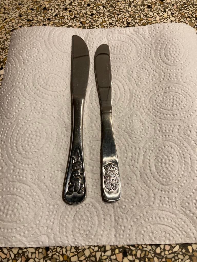 Set messen, Ophalen of Verzenden, Rvs of Chroom