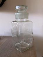 Antieke Glazen Snoeppot met Deksel - 23 cm Hoogte, Antiek en Kunst, Antiek | Glas en Kristal, Ophalen