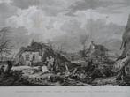 Ets Verwoesting door vloed en ijsschotsen Beusichem 1809, Antiek en Kunst, Kunst | Etsen en Gravures, Verzenden