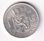 1 Gulden 1965 ruim Zeer Fraai, Postzegels en Munten, Munten | Nederland, 1 gulden, Koningin Juliana, Verzenden, Zilver