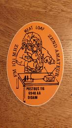 Sticker amateur zender piraat station MEAT LOAF, Didam, Ophalen of Verzenden, Zo goed als nieuw