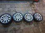 Alfa Giulietta 5x110 velgen met winterbanden, Auto-onderdelen, Banden en Velgen, Ophalen, Banden en Velgen, 17 inch, Winterbanden