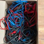 Set van diverse kleuren maten en typen gebruikte meetsnoeren, Verzenden, Gebruikt