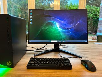 Complete Gaming Setup – 144Hz Curved – Amd ryzen 5 beschikbaar voor biedingen