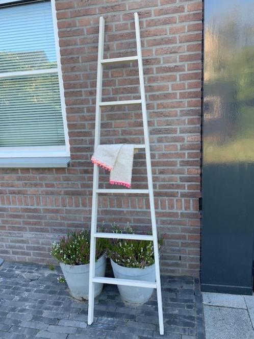 houten deco ladder, 210 cm hoog, Boho style, Ibiza style, Huis en Inrichting, Woonaccessoires | Overige, Nieuw, Ophalen