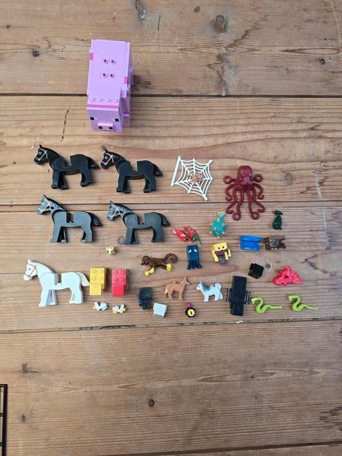 Lego dieren paarden, zadels, apen, honden, minecraft, Kinderen en Baby's, Speelgoed | Duplo en Lego, Zo goed als nieuw, Lego, Losse stenen
