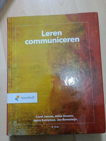 C. Jansen - Leren communiceren beschikbaar voor biedingen