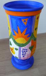 Grote hoge vaas  ( spaans aardewerk), Ophalen, Gebruikt, Aardewerk of Porselein, 50 tot 75 cm