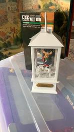 Kerst lantaarn met vallende sneeuw, Diversen, Kerst, Ophalen of Verzenden, Zo goed als nieuw