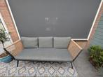 Tuinbank, wicker en metaal (Intratuin), Tuin en Terras, Ophalen, Zo goed als nieuw, Wicker
