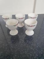 5 x eierdop Wedgwood Briar Rose als nieuw, Huis en Inrichting, Keuken | Servies, Ophalen of Verzenden, Zo goed als nieuw, Porselein
