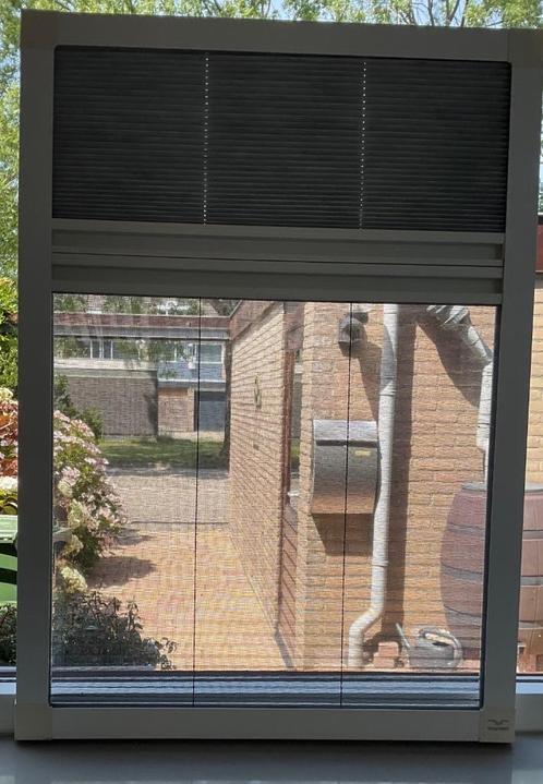 Bruynzeel raamhor duo plissé S500 hoog 81cm breed 58cm, Doe-het-zelf en Verbouw, Deuren en Horren, Gebruikt, Overige typen, Minder dan 200 cm