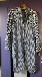 CLAUDIA STRATER | blouse jurk - blauw wit mt 40/42, Verzenden, Zo goed als nieuw, Maat 38/40 (M), Blauw