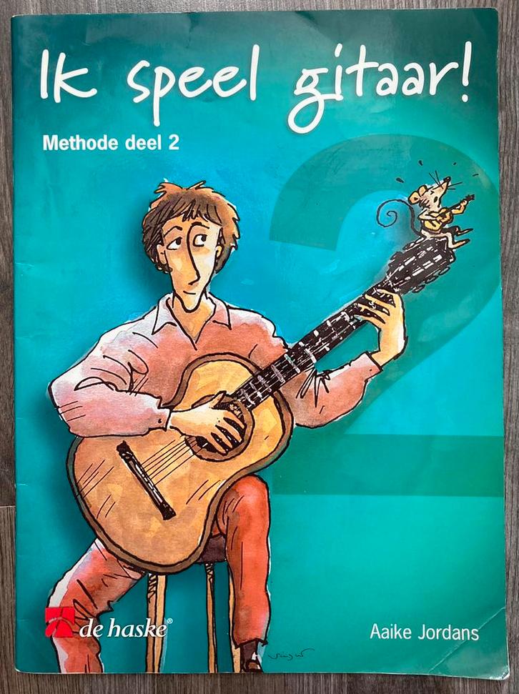 Ik speel gitaar! Methode deel 2 - Aafke Jordans, Muziek en Instrumenten, Bladmuziek, Gebruikt, Ophalen of Verzenden