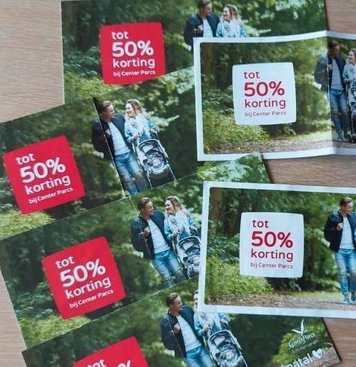 CENTERPARCS hoogste KORTING! (Reactie in 10 minuten!), Tickets en Kaartjes, Kortingen en Cadeaubonnen, Bungalowpark, Kortingsbon