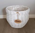 Rieten Ronde Mand voor Planten, Ophalen, Zo goed als nieuw, Rond, Overige materialen