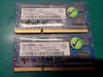 8GB (2x4GB) DDR3 PC3-10600 1333Mhz 2RX8 Elpida, 1333Mhz, Ophalen of Verzenden, Laptop, Zo goed als nieuw