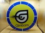 GIMBORN klok reclame, Ophalen of Verzenden, Gebruikt, Lichtbak of (neon) lamp