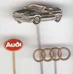 Audi collectables emaille en zilver of zilverkl., Verzamelen, Speldjes, Pins en Buttons, Verzenden, Zo goed als nieuw, Transport