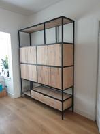 Industriële kast | stalen wandkast | vakkenkast Eiken, Huis en Inrichting, Ophalen of Verzenden, Nieuw