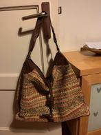 Bruin-beige damestas, handtas, tas, leuke details, Ophalen of Verzenden, Zo goed als nieuw, Beige, Handtas