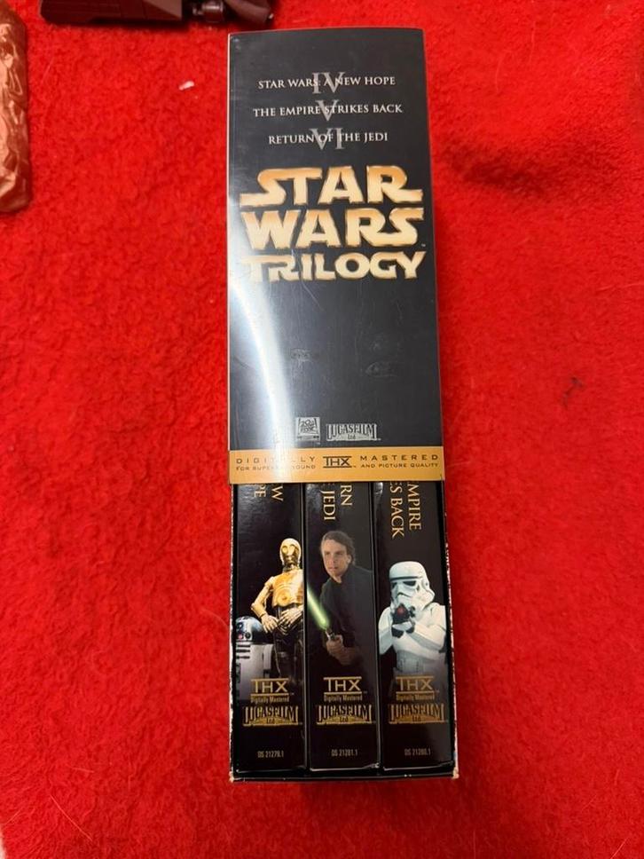 Star Wars Original Trilogy videoband (VHS), Cd's en Dvd's, VHS | Film, Gebruikt, Science Fiction en Fantasy, Alle leeftijden, Ophalen of Verzenden