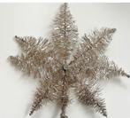 Oude bijna antieke tinsel kerstboom piek, Diversen, Kerst, Ophalen of Verzenden, Zo goed als nieuw