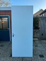 Witte binnen opdek deur Svedex, Ophalen, Kunststof, 80 tot 100 cm, Binnendeur