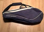 Blauwe INQ tennisracket tas – ruimte voor 2-3 rackets, Sport en Fitness, Tennis, Ophalen of Verzenden, Zo goed als nieuw, Tas