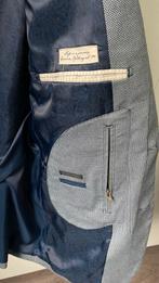 Vanguard Colbert Maat 52 - Blauw/Wit Gestoomd, Kleding | Heren, Kostuums en Colberts, Ophalen of Verzenden, Zo goed als nieuw