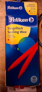 Pelikan zegelwax gloednieuw 36 stuks rood, Ophalen of Verzenden, Nieuw