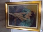 ballerina modern schilderij olieverf op doek, Ophalen of Verzenden