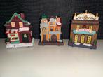 Kerstdorp Huisjes Set, Kunststof, Gebruikt, Overige kleuren, Ophalen of Verzenden