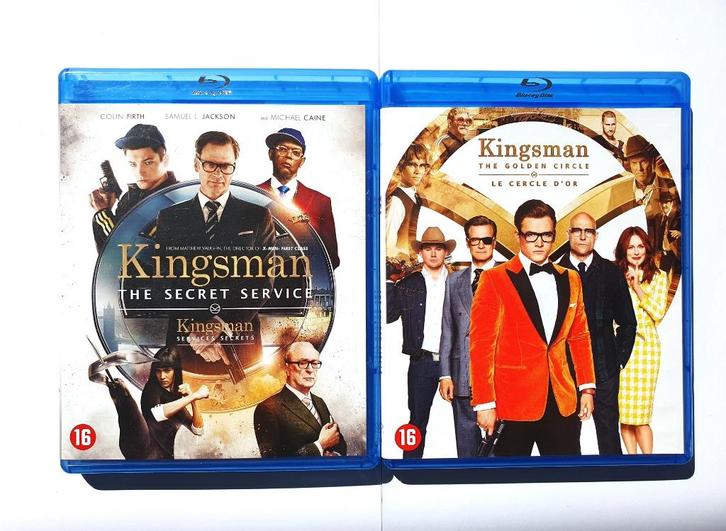 Kingsman 1 + 2 (2 disc), Cd's en Dvd's, Blu-ray, Zo goed als nieuw, Actie, Ophalen of Verzenden