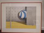 Marinus Fuit - Zwevende ballen tegen scheepswand, Antiek en Kunst, Kunst | Litho's en Zeefdrukken, Ophalen