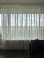 Gordijn linnen doorzichtig dubbel plooi wit hoge kwaliteit!, Huis en Inrichting, 200 cm of meer, Wit, Nieuw, Ophalen of Verzenden
