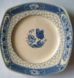 Butterfly Maastricht 4 gebaksbordjes,vlinders en bloemen., Ophalen of Verzenden